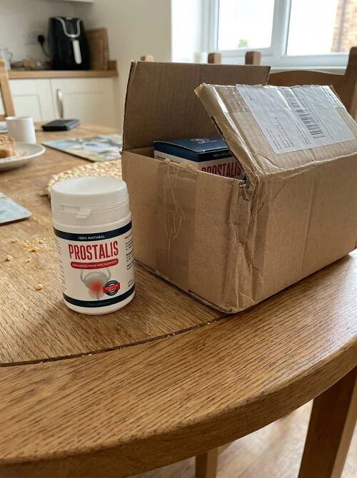 Photo de l'emballage d'un vrai client